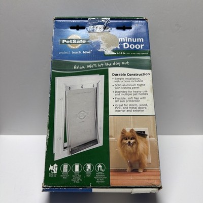 PetSafe Aluminum Pet Door Small 1-15 lb Dog Cat Flap Heavy Duty NIB