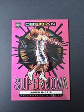 2024-25 Panini Obsidian - Pink Supernova Jared McCain #9 /49 (RC)
