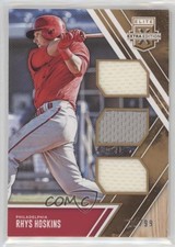 2017 Elite Extra Edition Triple Materials Holo Gold 11/99 Rhys Hoskins 0f8