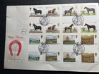 1979 GB Horse Racing Cotswold Gutter Pair First Day Cover with 1978 Horses issue