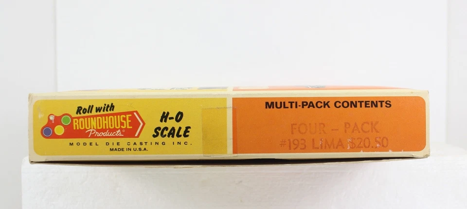 HO Roundhouse #193 Lima Locomotive Company Promotional Train 4 Pack Built - Image 3 of 4