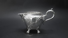 Excellent Heavy Late Victorian H/M 1901 Sterling Silver Creamer Jug 101.8g