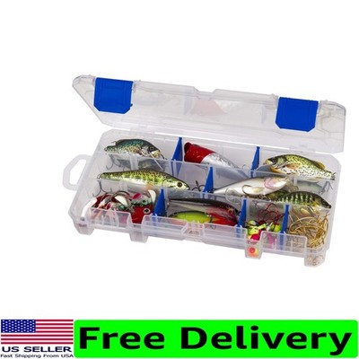Versatile Fishing Tackle Box 9 Dividers - Long-Lasting Rust Protection Inside