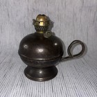 Vintage Mini Oil Lamps Set of 2 Brass  — photo 10