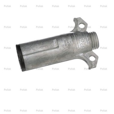 Pollak 11-700 Trailer Wiring Connector; Trailer Side; 7-Way Round Plug Side; 6 T