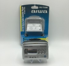 Boxed Aiwa Portable Cassette Player - Silver (HS-TX386)