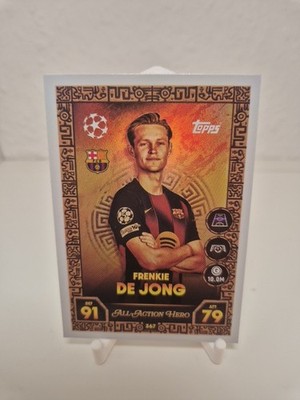 Frankie de Jong | All Action Hero | Topps Match Attax 25/26 | FC Barcelona | 367