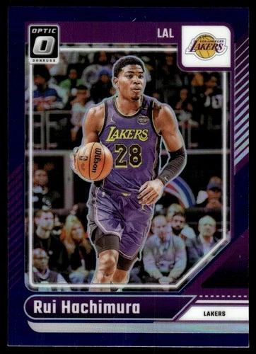 Rui Hachimura 2024-25 Donruss Optic #18 Lakers Insert ? SEE SCAN! FREE SHIP
