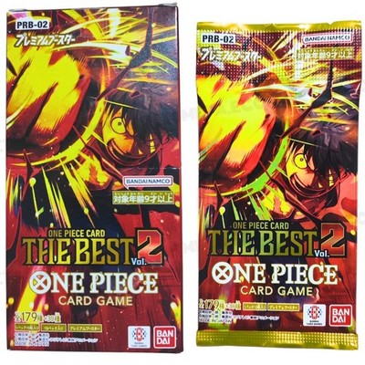 One Piece TCG Card Game PRB-02 The Best Premium Booster Box Vol.2 10 Packs JPN