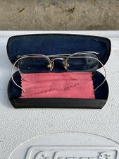 Eyeglasses 01-10/12k Gf Fulvue 10-12 Karat Gold Fill Spectacle  s with Case