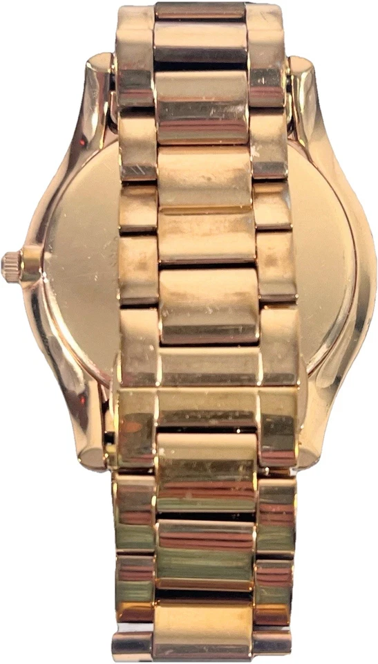 Emporia Armani Men’s Quartz AR-2061 Rose Gold Watch New Battery Authentic Gift - Image 3 of 4