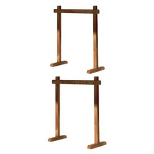 Wind Chime Stand Portable Wooden Chime Stand for Countertop Outside Desktop