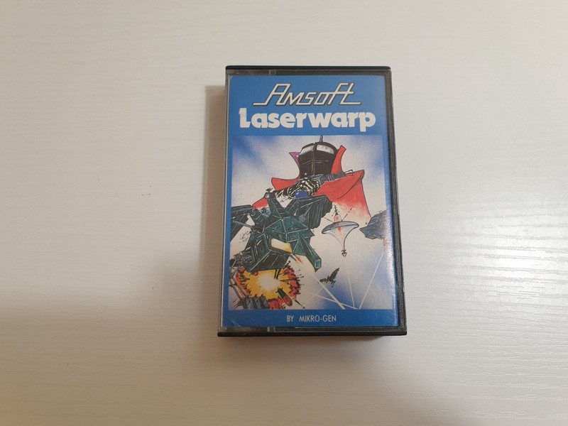Laserwarp - AMSOFT - Amstrad CPC 464/664/6128 (Tested ✅)🟦