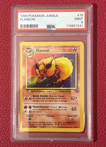 Flareon (Unlimited) graded PSA 9 for sale on eBay