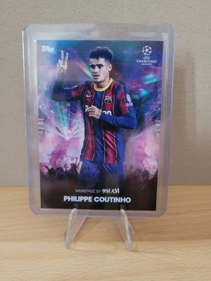 2020-21 Topps UEFA Champions League Football Festival Steve Aoki Coutinho