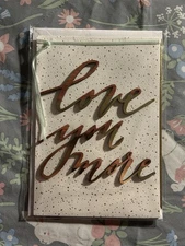 Hallmark Signature Anniversary Card Love You More Laura Hooper Design