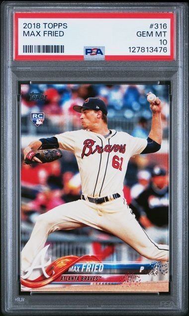 MAX FRIED 2018 Topps #316 PSA 10 GEM MINT RC