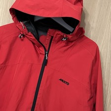Giacca vela Musto Gore-Tex 2XL XXL uomo rossa con cappuccio impermeabile zip