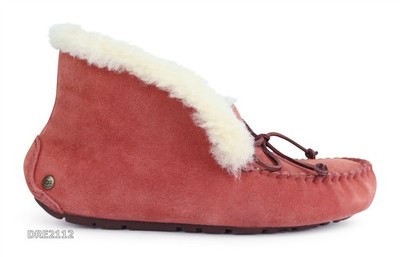 UGG Alena Spice Fur Suede Slippers Womens Size 8 *NIB*