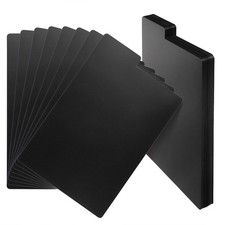 70 Pcs Comic Book Dividers Black Tall Divider...
