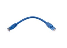 Monoprice 9789 Cat6 Ethernet Patch Cable 0.5ft Blue RJ45 UTP 24AWG 550MHz