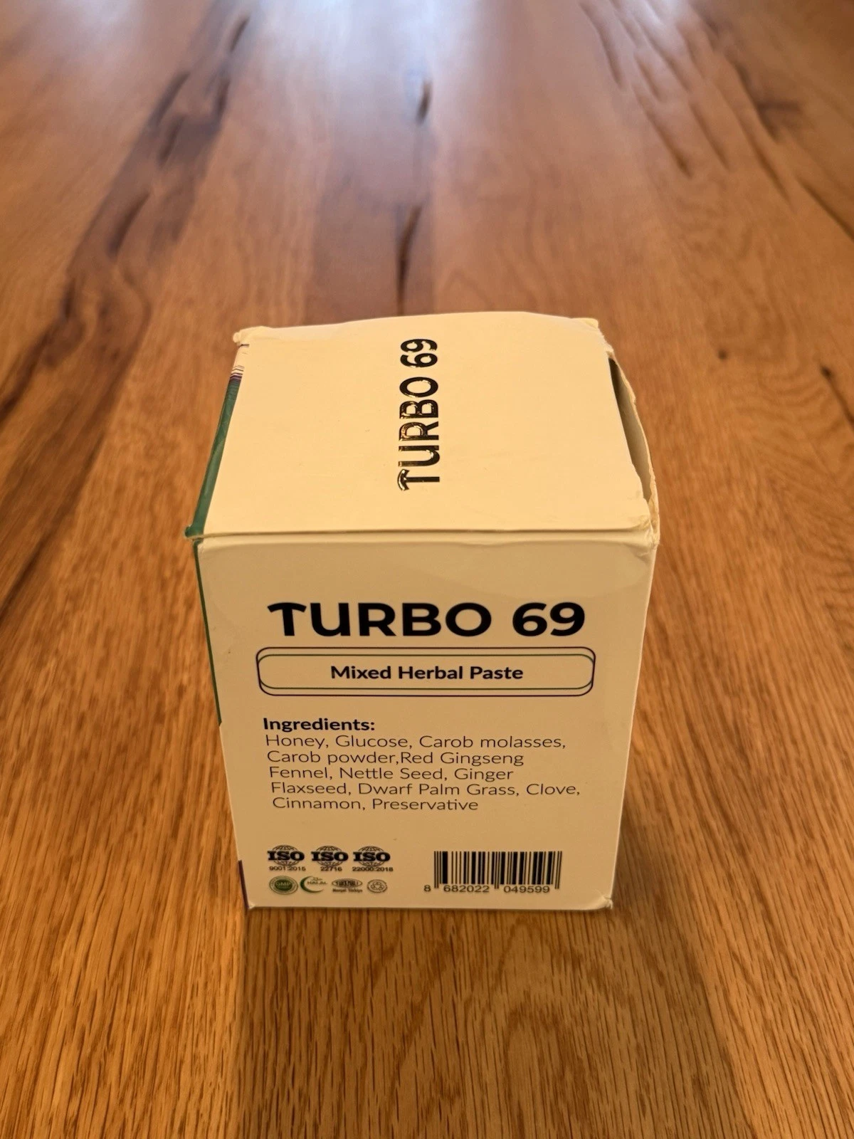 Turbo 69 Mixed Herbal Paste 240g - Brand New Box Damaged BBE 05/2026 2