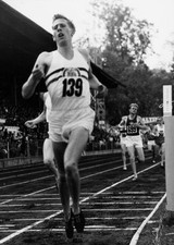 Athletics ECH Berne 1954 finals m Roger Bannister 1950s Old Photo