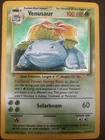 Venusaur 15/102 Base Set Holo Rare 1999 Pokemon Card - Vintage WotC - LP