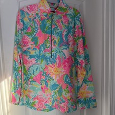 Lilly Pulitzer Skipper Popover NWT Size XL Bright