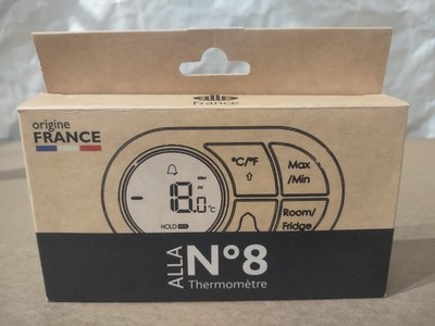 ALLA FRANCE Refrigeration thermometer N°8 Digital Portable °C, °F Timer Alarms 