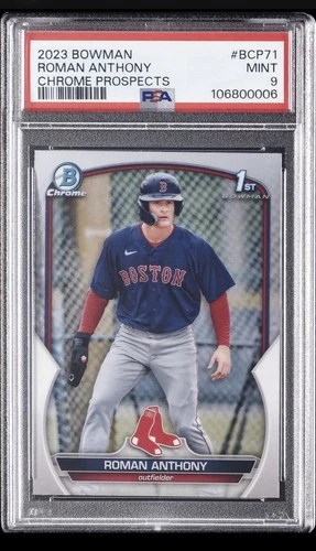 2023 Bowman Chrome 1st Edition Roman Anthony PSA 9🔥