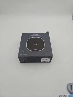 ecobee - Smart Thermostat with Voice Control - Black Model:EB-STATE5-01. New