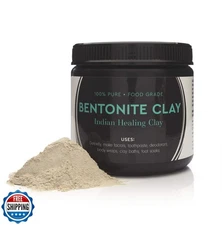 Food Grade Sodium Bentonite Clay - Powder - 1 Pound
