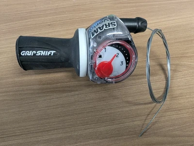 SRAM VERIO TWIST SHIFTER, LEFT, 3 SPEEDS, USED, GOOD CONDITION - Image 1 of 2