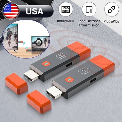 Long Range 1080P Wireless Hdmi Transmitter and Receiver HD Extender Plug & Play