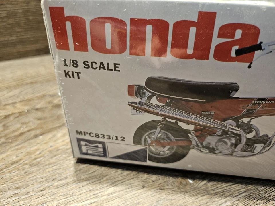 MPC - Honda Trail 70 CT70 - 1/8 Scale Model Kit #833/12 - Factory Sealed- RARE! - Image 3 of 3