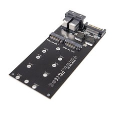 Dual SFF-8643 U.2 To NVMe M.2 NGFF SSD Adapter SSD Card Adapter For MotherboarAY