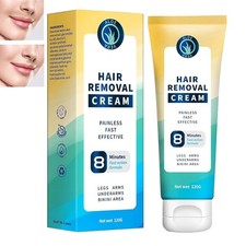 Facial Depilatory Cream: Hair Removal Cream for Women and Men - Painless Pubi...