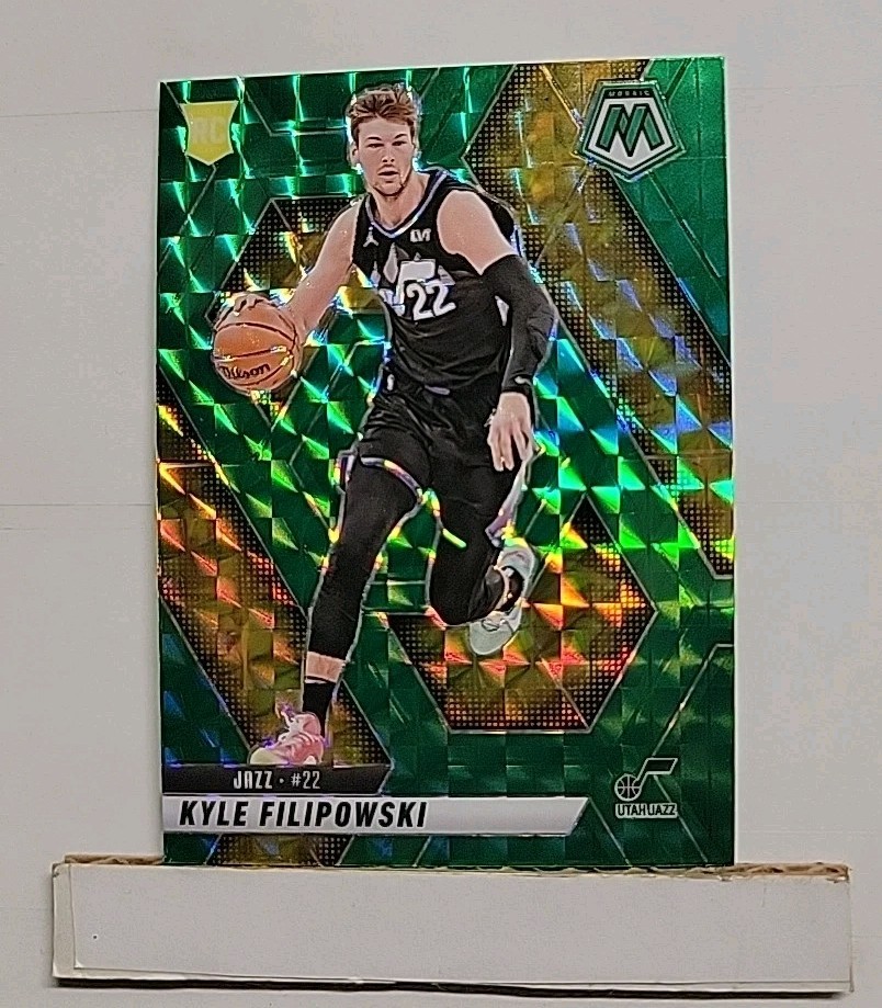 2024-25 Mosaic Kyle Filipowski RC #231 Green Mosaic Prizm Rookie Utah Jazz K1