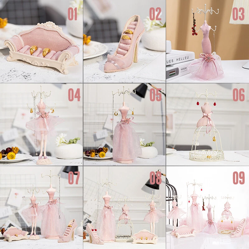 Dress shop jewelry holder