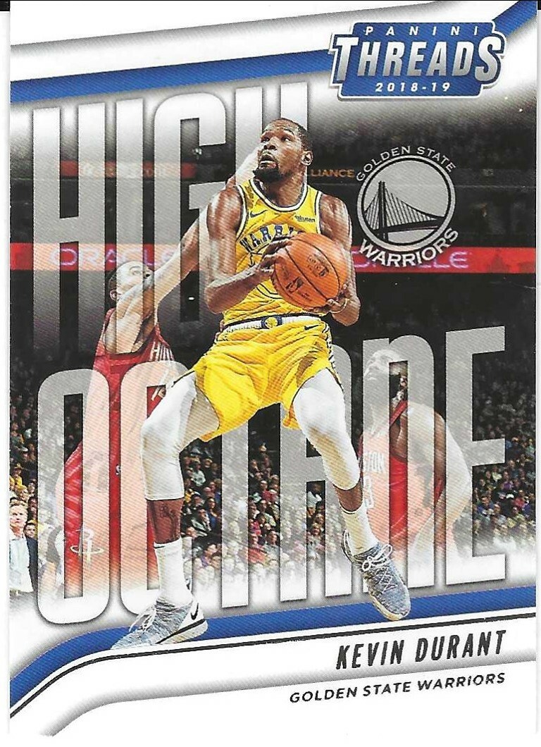 2018-19 Panini Threads Basketball - High Octane - #4 - KEVIN DURANT