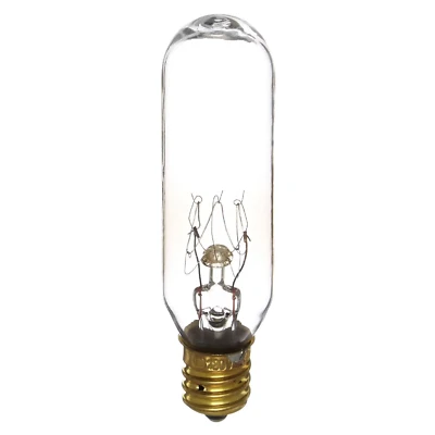 Bulbrite Tubular Bulb 120V 25W Watt T6 Candelabra E12 Clear 2700K Warm White