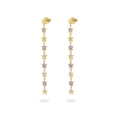 Rue Des Mille - ORZ018MULSTEAU - Ohrringe Mit Sterne Alternate Glatt Und