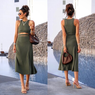 rifle green dress Women's Short Sleeve Flex Dress main image 1