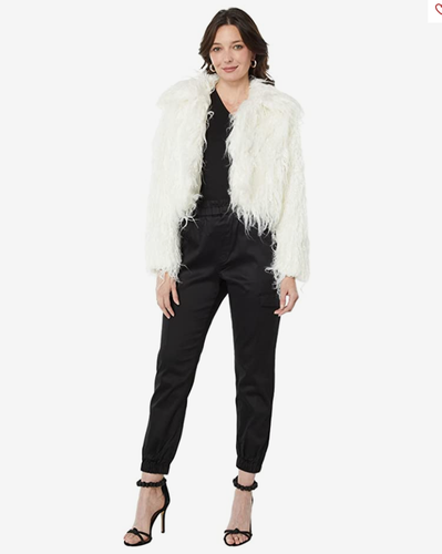 NWT FP FREE PEOPLE Late Night Faux Fur 