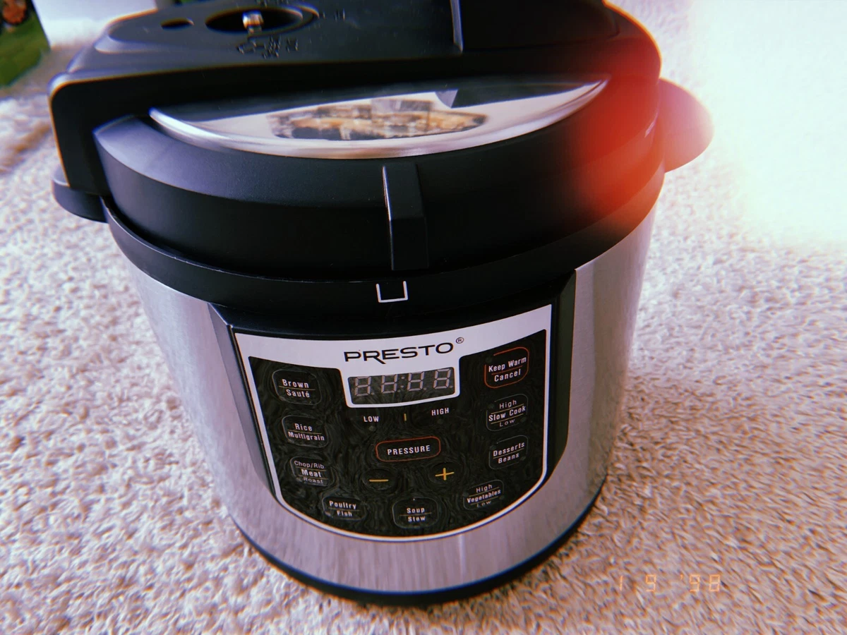 Presto pressure cooker plus sale