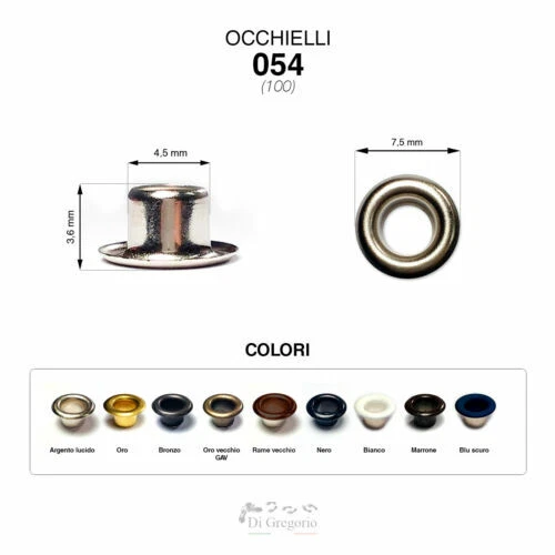 Occhielli oro per hobby creativi