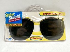 Vintage Solar Shield Slip On Sunglasses 62 Women  s Gray Tint
