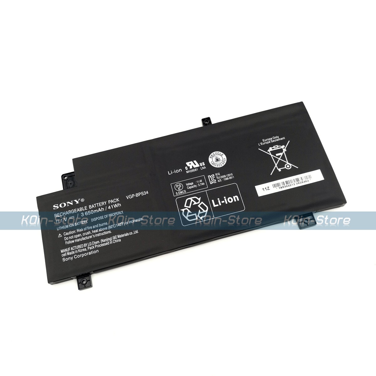 New Genuine VGP-BPS34 VGP-BPL34 Battery for Sony VAIO FIT 15