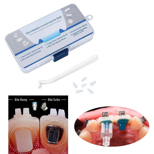 Dental Mini Injection Mould Kit Orthodontic Tube Wire Bite Turbo